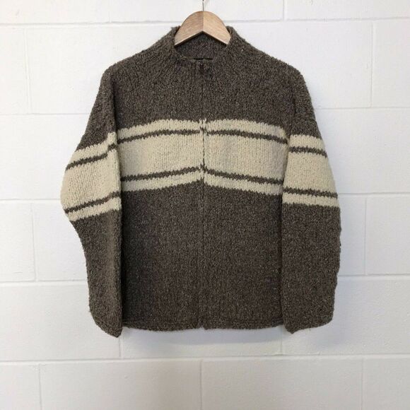 Alpaca Connection Womens Long Sleeve Cardigan Sweater Zip Front Size Medium - Picture 1 of 11